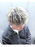 カット＋波巻きパーマ＋メッシュ　25100→23000 追加ブリーチ別