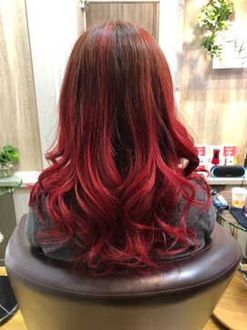 アクアライム(Aqua Lime) チェリーレッドグラデーション