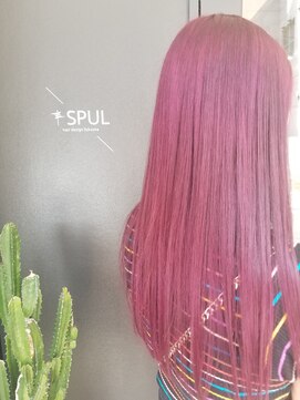 シュプール(SPUL) キャンディーピンク!