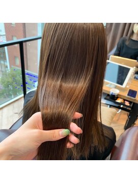 ジーナ 梅田茶屋町(Zina) 髪質改善＊大人かわいいコテ巻き＊【Zina 梅田茶屋町】