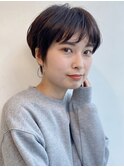 【なかじま ひびき】黒髪　刈り上げ　マッシュショート　大宮