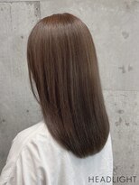 フローレス バイ ヘッドライト 川崎店(hair flores by HEADLIGHT) グレージュ×ストレートロング×ニュアンスカラー