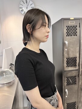 アペット(Appet) 顔周りレイヤーボブ/グレージュカラー