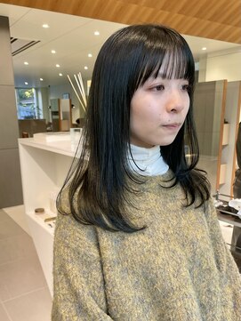 ローレンアオ(LOREN AO) ミルクティベージュオリーブダブルカラーラベンダー