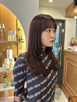 ロンド パルティール 大宮(Lond partir)&nbsp;レッドブラウンカラー×ハイレイヤースタイル