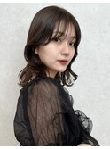 韓国風前髪×レイヤーカット【髪質改善/新宿/レイヤーカット】