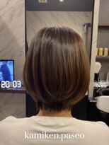 カミケンパセオ(kamiken.paseo)&nbsp;美シルエット×大人ショートボブ【カミケンパセオ/福島】