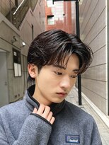 ガーデン 銀座(GARDEN)&nbsp;艶センターパートニュアンスパーマカルマパーマダークアッシュ