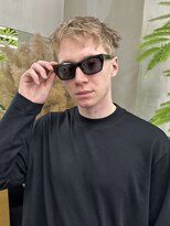 ギークス(GEEKS)&nbsp;【GEEKS渋谷】メンズハイトーン/ブロンド/スパイキーショート