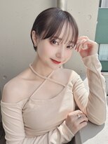 サンド 池袋 2nd(sand)&nbsp;顔周りレイヤー小顔丸みショート/黒髪地毛風カラー/池袋