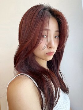 トリッカ シブヤ(TRICCA SHIBUYA) 暖色カラー/レッドカラー/レイヤー/10代/20代/30代/ブリーチなし