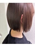 髪質改善　プレミアムカラー　艶髪　切りっぱなしボブ@田代1/9