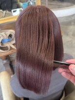 モワ 仙台(Mois)&nbsp;ピンクバイオレットカラー 髪質改善/10代20代30代/仙台/青葉区