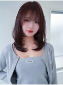 ANGELICA うる艶 レイヤーカット カシスブラウン