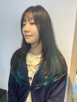 リコモ 上野御徒町(LikkleMore)&nbsp;ハイレイヤー　レイヤーカット/顔回りレイヤー/インナーカラー