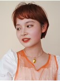 〈○22〉ショート韓国ボブハイライト髪質改善ブリーチ前髪20代