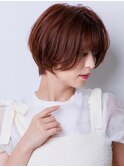 小顔ショート/前髪ありショートヘア/ショートカット/大人ボブ