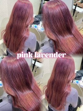 ユーフォリア 新宿店(Euphoria) ピンクラベンダー/ケアブリーチダブルカラー