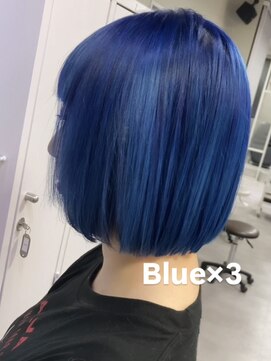 デザインブルーカラー