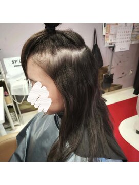 パワープラスヘア ブリーチなしでワンカラー