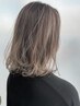 カット＋白髪ぼかしハイライト＋カラー＋髪質改善トリ付￥19,800→￥13,860