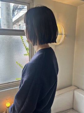 ボブレイヤーの外ハネスタイル/外ハネボブ/レイヤーボブ/ボブ
