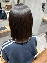 ルース(LOOSE) 切りっぱなしボブ+グレーカラー♪