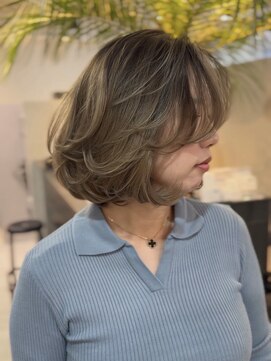 メリー オオサカ(Merly Osaka) 心斎橋/バレイヤージュ/レイヤーカット/海外レイヤー