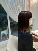 ヘアーズ 本店(HAIRZ)&nbsp;《HAIRZ 》藤井☆大人女子アメジストカラー+インナーカラー