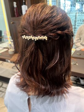 リック(Ric by KENJE) ボブ×ハーフアップ♪♪