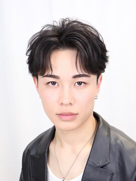 オーシャントーキョー 仙台(OCEAN TOKYO) シースルーセンターパートメンズマッシュパーマ