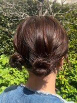 カインド 南青山(hair&make up KIND)&nbsp;ボブでもできるツインお団子