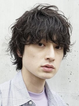 フィフス 札幌大通(fifth) 札幌大通シャドウパーマ波巻きパーマラウンドマッシュゆるめ◆