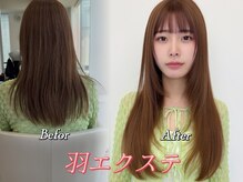 ルージュシー(RU10C)の雰囲気（国内最高品質(商標取得)人毛100%《羽エクステ》約1年使用可能♪）