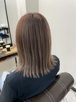 ビビ バイ マグ 岡谷店(bivi by Mag)&nbsp;ハイライトボブ＋チェスナットベージュ