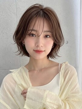 ノア 三宮店(NOA) 【NOA】ゆるふわボブパーマ韓国風くびれボブ抜け感パーマ