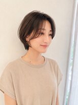 モック 蒲生四丁目店(moc) 女性らしいフェミニンなショートスタイル