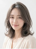 透明感カラーの外ハネが可愛い★大人ガーリーワンホンボブ
