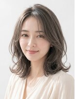 ティータ(teeta)&nbsp;透明感カラーの外ハネが可愛い★大人ガーリーワンホンボブ
