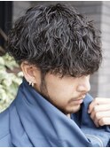 名古屋栄ラウンドマッシュ波巻きスパイラルパーマシャドウパーマ
