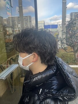 ブランシェ 高蔵寺店(BRANCHE) ◇センターパートウルフ×スパイラルパーマ◇【北川】