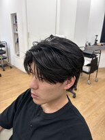 become men's hair 名駅EAST【10月3日 NEW OPEN(予定)】&nbsp;ビジネスヘア/朝楽センターパート/曲がる縮毛矯正