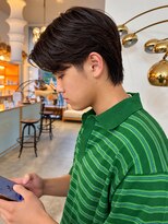 ユラギ フロム ユイマァル 倉敷(YURAGI from YUIMARL) メンズカット★20代30代40代倉敷★リバースセンターパート★
