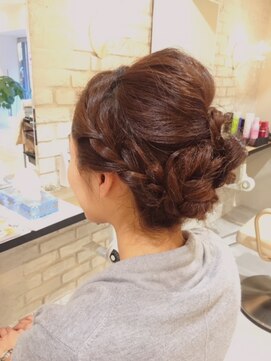 ブレッザヘアー(Brezza hair) 編み込みアレンジヘア×Brezza hair 笹塚