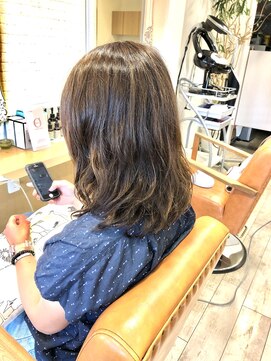 クルーブルー (CouLeur blue) デジタルパーマスタイル