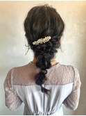 Belle BIANCA 結婚式ヘア/編みおろし/アレンジ by.マツモト
