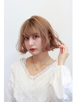 ヘアリゾートエーアイ 北千住店(hair resort Ai) 20代30代40代50代 色っぽふんわりショートの重軽ウェーブヘア♪