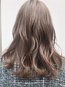 ロロ(ro-ro) 【恵比寿ro-ro】オリーブベージュカラー×小顔透け感艶カラー