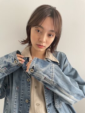 トレス(TRESS) ボブルフ/ココアベージュ/ニュアンスボブ/エアリーミディ