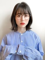 ルエ(rue)&nbsp;大人可愛い20代30代40代インナーカラー前下がりショートひし形